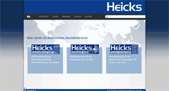 Desktop Screenshot of heicks.de